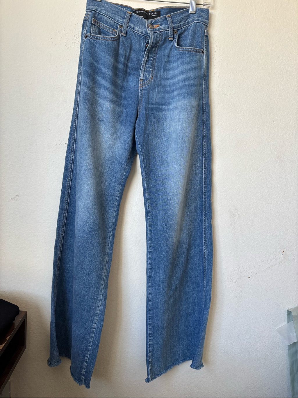 Veronica Beard Taylor Relaxed Wide Leg Jeans Nwt